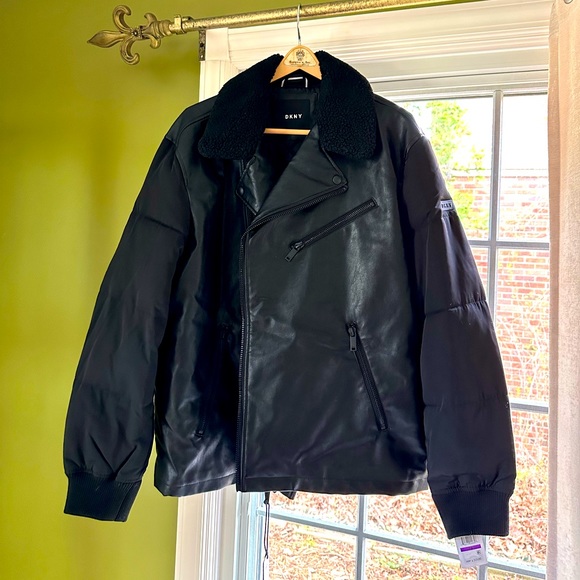 Dkny Jackets & Coats Dkny Mens Leather Jacket Poshmark
